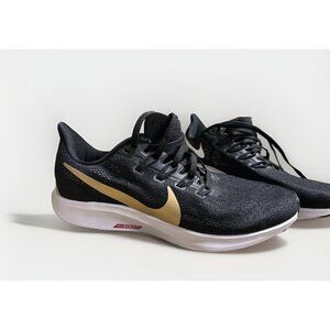 Nike Air Zoom Pegasus Womens 8.5 AQ2210-008 Black Running Shoes Sneakers